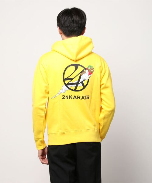 24karats（トゥウェンティーフォーカラッツ）の「HEBRU TOKYO Hoodie（パーカー・メンズ・ブラック/イエロー・S/M）」の12枚目の写真