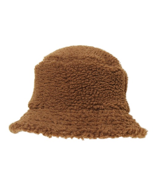 14+(イチヨンプラス)の「ボアバケットハット(ハット・レディース・ブラック/ブラウン/オフホワイト・FREE)」の7枚目の写真