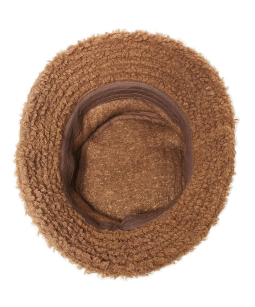 14+(イチヨンプラス)の「ボアバケットハット(ハット・レディース・ブラック/ブラウン/オフホワイト・FREE)」の10枚目の写真