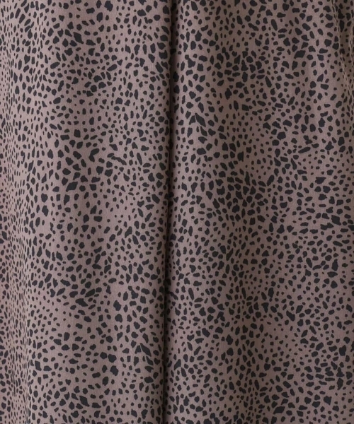 MK MICHEL KLEIN（エムケーミッシェルクラン）の「レオパード柄ラップ風スカート/洗える（スカート・レディース・ブラウン/グレー/ブラック・38）」の15枚目の写真