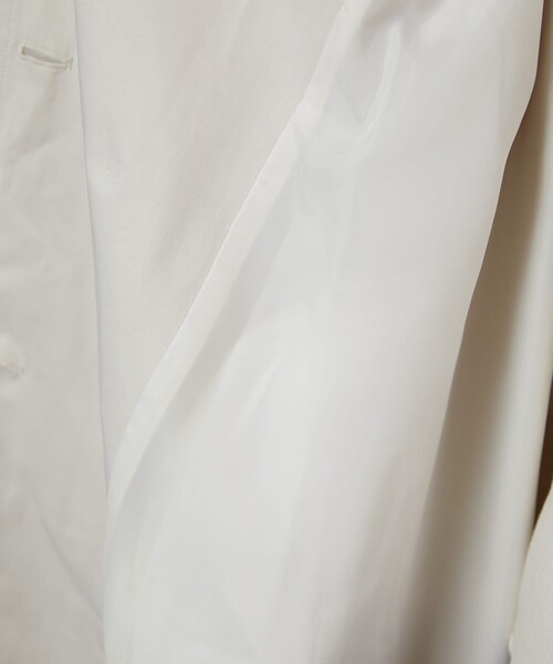 FREAK'S STORE（フリークスストア）の「▽【WEB限定】スタンドカラーフレアロングコート（トレンチコート・レディース・ナチュラル/ブラック/ベージュ/グリーン・ﾌﾘ-）」の8枚目の写真