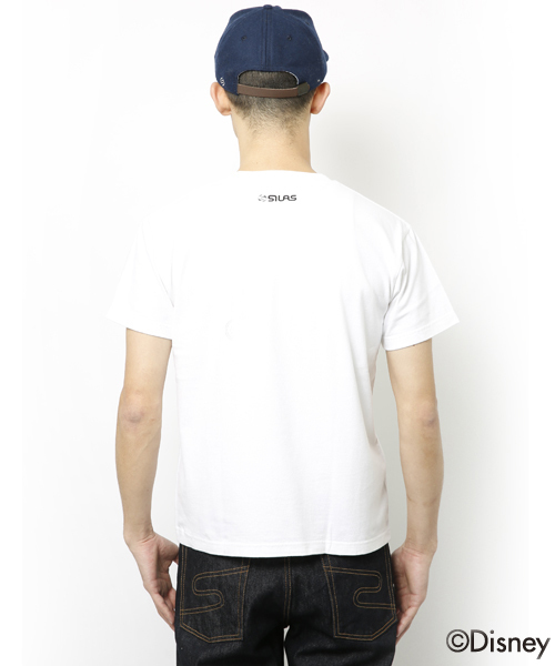 SILAS（サイラス）の「【Disney(ディズニー) 】S/S TEE MICKEY NO.（Tシャツ/カットソー・メンズ・ブラック/ホワイト・LARGE/SMALL/MEDIUM/X-LARGE）」の5枚目の写真
