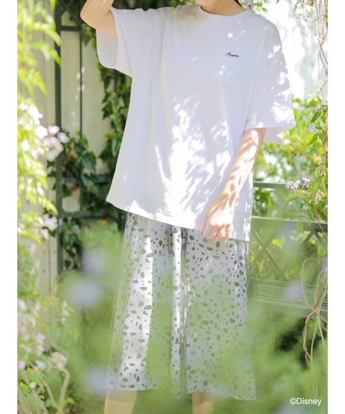 Disney(ディズニー)の「101匹わんちゃん/スカーフ付きビッグTシャツ(Tシャツ/カットソー・レディース・ブラック/オフホワイト・FREE)」の11枚目の写真