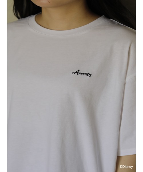 Disney(ディズニー)の「101匹わんちゃん/スカーフ付きビッグTシャツ(Tシャツ/カットソー・レディース・ブラック/オフホワイト・FREE)」の6枚目の写真