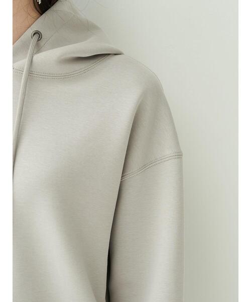 YECCA VECCA（イェッカヴェッカ）の「P.サイドスリットフーディー＊（パーカー・レディース・ライトグレー/ライトブルー/カーキ/キャメル・FREE）」の22枚目の写真