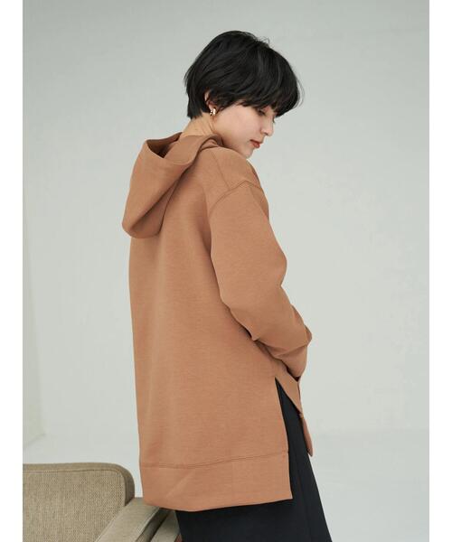 YECCA VECCA（イェッカヴェッカ）の「P.サイドスリットフーディー＊（パーカー・レディース・ライトグレー/ライトブルー/カーキ/キャメル・FREE）」の21枚目の写真