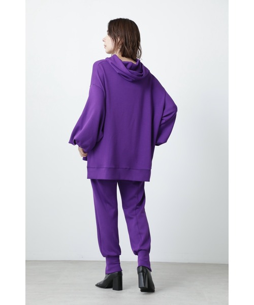 GENE HEAVENS（ジーンヘブンズ）の「(GENE HEAVENS)リラックススムーススウェットジョグパンツ（スウェットパンツ・レディース・グリーン/グレー/パープル・ONE SIZE）」の9枚目の写真