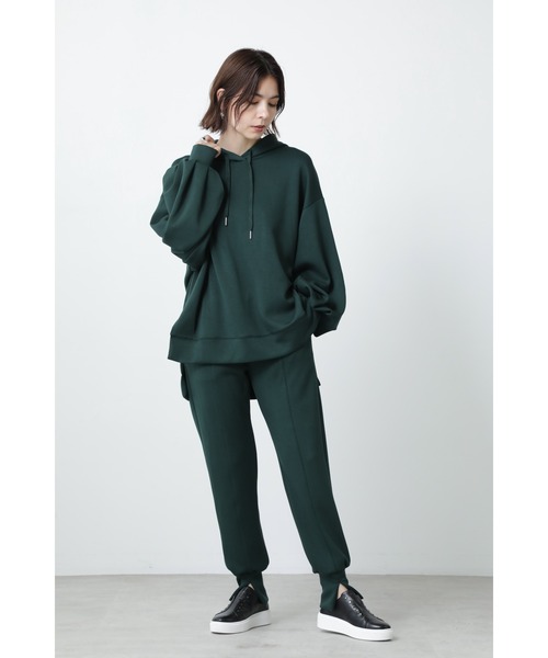 GENE HEAVENS（ジーンヘブンズ）の「(GENE HEAVENS)リラックススムーススウェットジョグパンツ（スウェットパンツ・レディース・グリーン/グレー/パープル・ONE SIZE）」の6枚目の写真