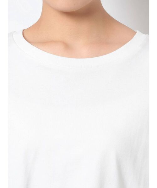 EVRIS（エヴリス）の「ロングスリットロンTEE（Tシャツ/カットソー・レディース・ホワイト/ブラック・FREE）」の13枚目の写真