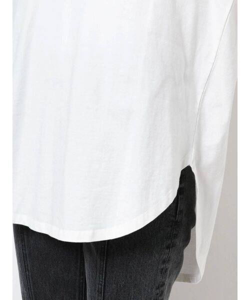 EVRIS（エヴリス）の「ロングスリットロンTEE（Tシャツ/カットソー・レディース・ホワイト/ブラック・FREE）」の15枚目の写真
