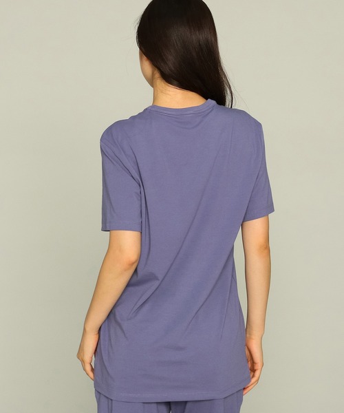 Calvin Klein Underwear（カルバンクラインアンダーウェア）の「ストラクチャー ラウンジ ショートスリーブ クルーネック Tシャツ（ルームウェア/パジャマ・レディース・ブラック/ブルー・S/M/XS）」の5枚目の写真