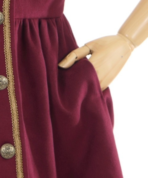 【axes femme/アクシーズファム】ふしぎの国のアリス／コート/ワイン axes femme/アクシーズファム】ふしぎの国のアリス／コート/ワイン