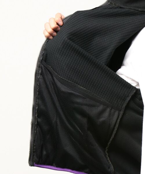 STYLEBLOCK（スタイルブロック）の「防風ボア切替ZIPスタンドブルゾン（ブルゾン・メンズ・カーキ/オートミール/ブラック・L/M）」の4枚目の写真