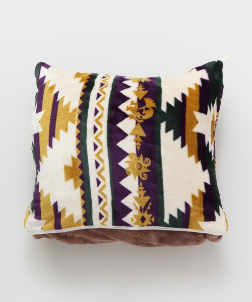 チャイハネ(チャイハネ)の「【チャイハネ】ノマディックボアブランケットXLサイズ(ブランケット・レディース・ベージュ/ターコイズブルー/レッド/グリーン・FREE)」の14枚目の写真