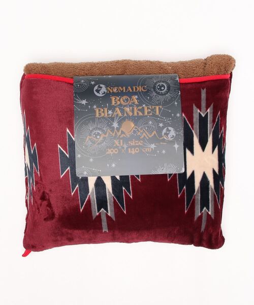 チャイハネ(チャイハネ)の「【チャイハネ】ノマディックボアブランケットXLサイズ(ブランケット・レディース・ベージュ/ターコイズブルー/レッド/グリーン・FREE)」の16枚目の写真