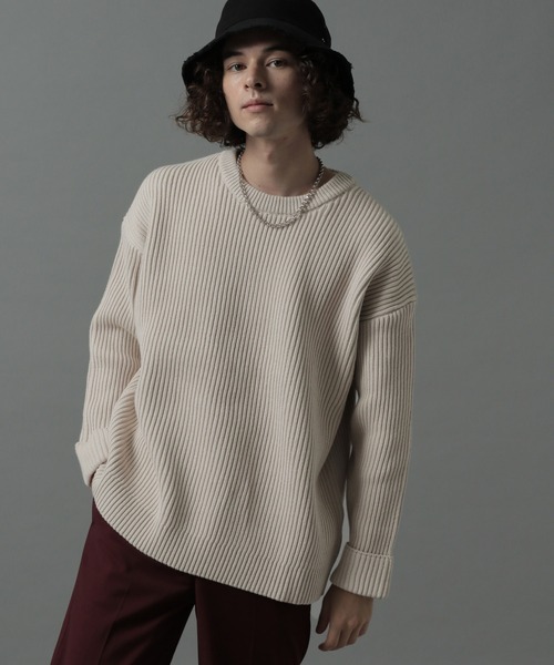 HARE（ハレ）の「BIGアゼアミニットプルオーバー(HARE)（ニット