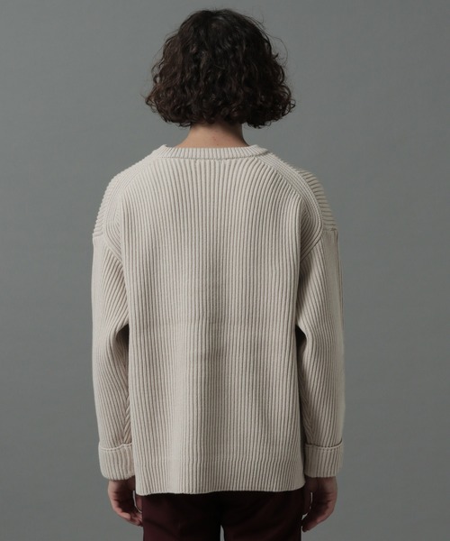 HARE(ハレ)の「BIGアゼアミニットプルオーバー(HARE)(ニット/セーター・メンズ・ブラック/ブラウン/グレー/レッド・SMALL/MEDIUM)」の11枚目の写真