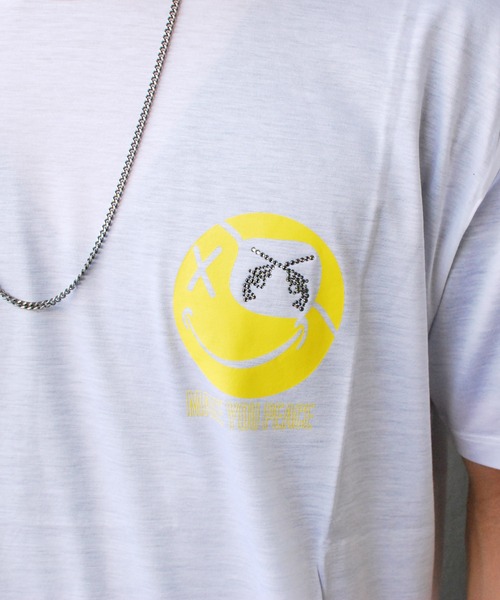 roarguns（ロアーガンズ）の「LYOCELL COTTON SMILE S/S T-SHIRTS（Tシャツ/カットソー・メンズ・ブラック/ホワイト・2/3/1/4）」の9枚目の写真