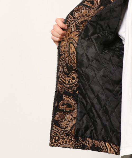 A4A（エーフォーエー）の「AA4A エーフォーエー/ゴブラン織りブルゾン（ブルゾン・メンズ・ブラック・LARGE/MEDIUM）」の2枚目の写真