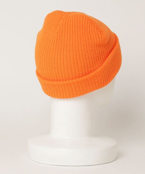 HUF(ハフ)の「ESSENTIALS USUAL BEANIE / HUF ビーニー ニット帽(ニットキャップ/ビーニー・メンズ・ゴールド/ダークグリーン/ヘザーグレー/パープル系その他/オレンジ/ブラック/ライトブルー・O/S)」の8枚目の写真