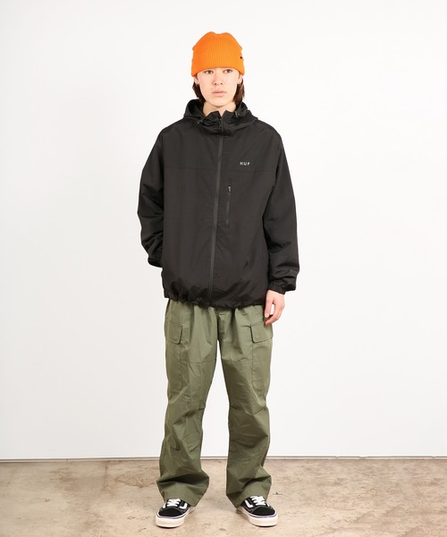 HUF(ハフ)の「ESSENTIALS USUAL BEANIE / HUF ビーニー ニット帽(ニットキャップ/ビーニー・メンズ・ゴールド/ダークグリーン/ヘザーグレー/パープル系その他/オレンジ/ブラック/ライトブルー・O/S)」の9枚目の写真