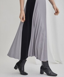 【WRAPINKNOT/ラッピンノット】《STUDIOUS別注》サイドラインプリーツスカート LSK22