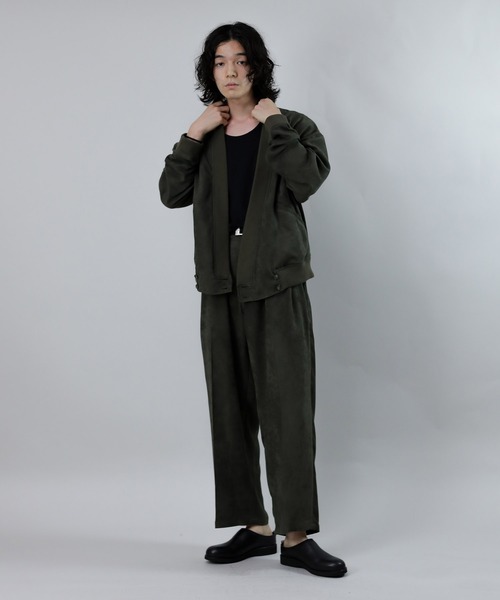 Iroquois(イロコイ)の「SYNTHETIC SUEDE CD(カーディガン/ボレロ・メンズ・ブラック/ベージュ/オリーブ・1/2/3)」の20枚目の写真