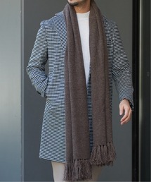 EDIFICE | 140S ウールカシミア チェスター コート (チェック)(チェスターコート)