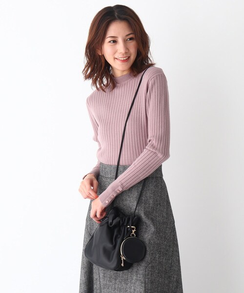 SOUP（スープ）の「◆アソートミニ巾着バッグ（ショルダーバッグ・レディース・ライトグレー/ブルー/ブラック系・00）」の6枚目の写真