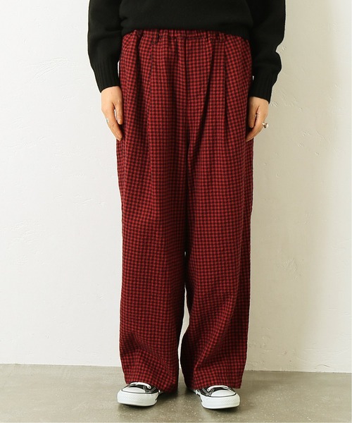 JOURNAL STANDARD LUXE（ジャーナルスタンダード　ラックス）の「CWチェックタックイージーパンツ（その他パンツ・レディース・ブラウン/レッド・FREE）」の14枚目の写真