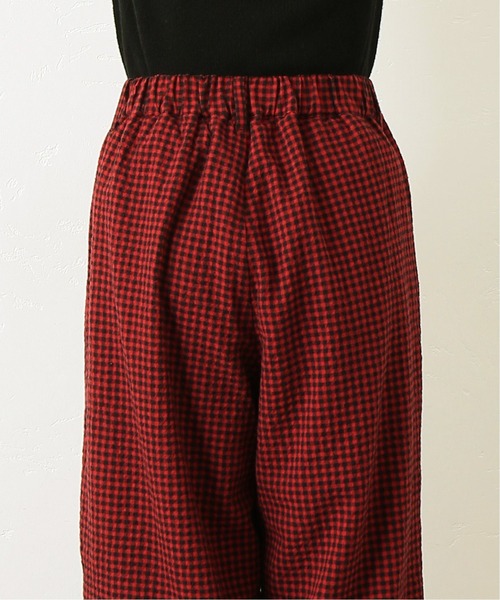 JOURNAL STANDARD LUXE（ジャーナルスタンダード　ラックス）の「CWチェックタックイージーパンツ（その他パンツ・レディース・ブラウン/レッド・FREE）」の7枚目の写真