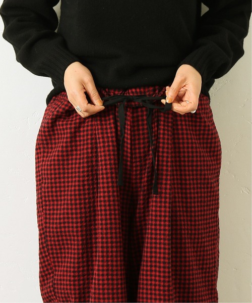 JOURNAL STANDARD LUXE（ジャーナルスタンダード　ラックス）の「CWチェックタックイージーパンツ（その他パンツ・レディース・ブラウン/レッド・FREE）」の11枚目の写真