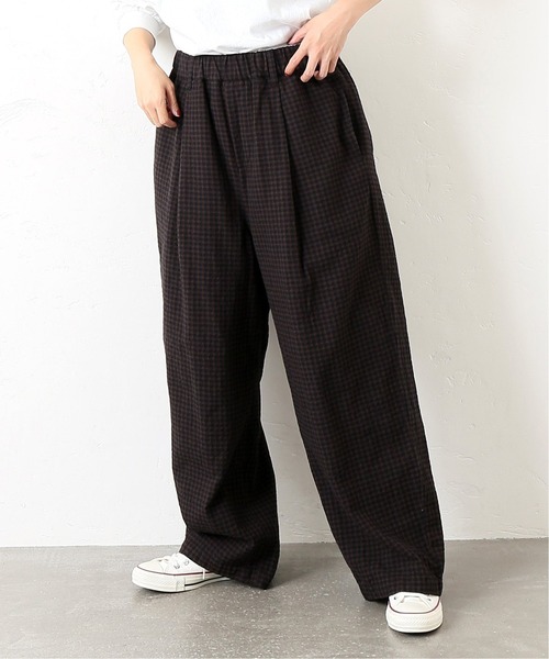 JOURNAL STANDARD LUXE（ジャーナルスタンダード　ラックス）の「CWチェックタックイージーパンツ（その他パンツ・レディース・ブラウン/レッド・FREE）」の12枚目の写真