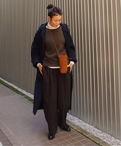 JOURNAL STANDARD LUXE（ジャーナルスタンダード　ラックス）の「CWチェックタックイージーパンツ（その他パンツ・レディース・ブラウン/レッド・FREE）」の13枚目の写真