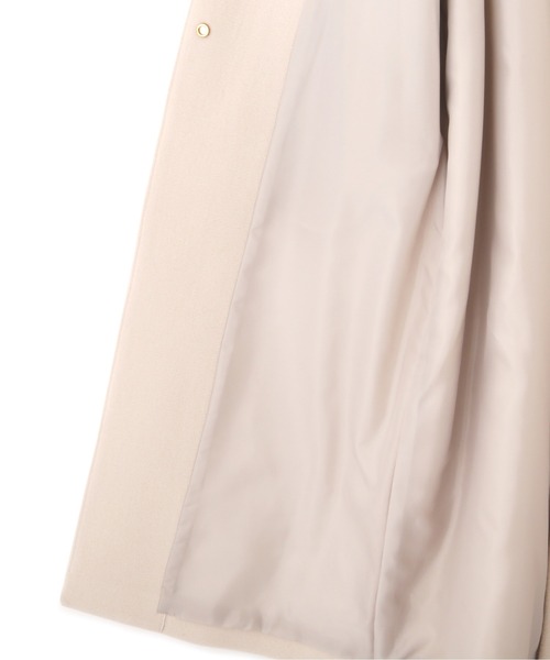 NATURAL BEAUTY BASIC（ナチュラルビューティーベーシック）の「ノーカラーダブルクロスコート（ノーカラーコート・レディース・グレー/オフホワイト/ライトグリーン・SMALL/MEDIUM）」の19枚目の写真