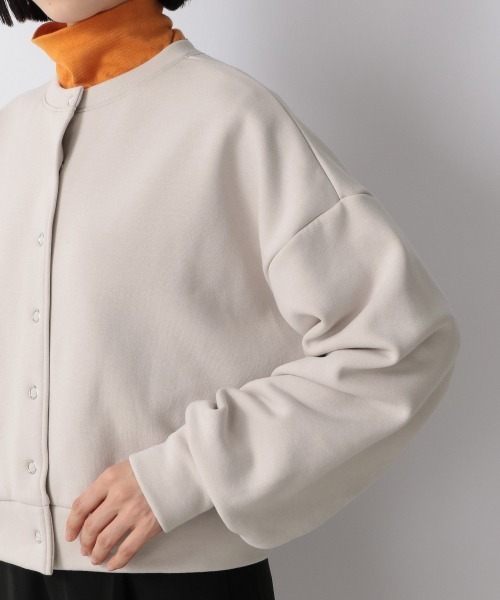 LOWRYS FARM（ローリーズファーム）の「２ＷＡＹスナップカーディガンＬＳ　260904（カーディガン/ボレロ・レディース・アイボリー/ブラック/パープル・FREE）」の18枚目の写真