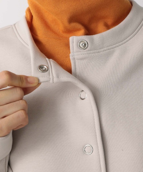 LOWRYS FARM（ローリーズファーム）の「２ＷＡＹスナップカーディガンＬＳ　260904（カーディガン/ボレロ・レディース・アイボリー/ブラック/パープル・FREE）」の9枚目の写真