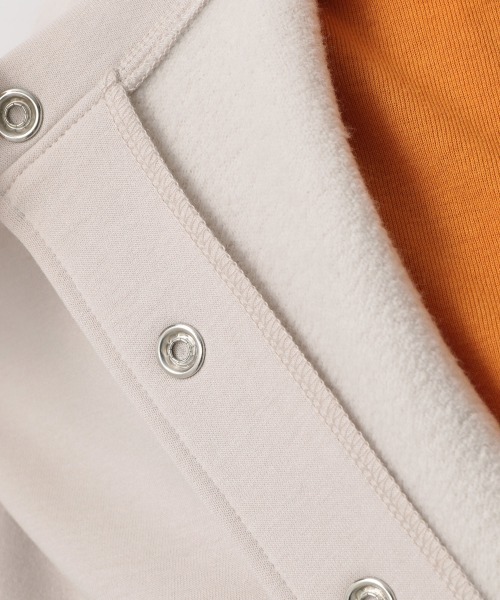 LOWRYS FARM（ローリーズファーム）の「２ＷＡＹスナップカーディガンＬＳ　260904（カーディガン/ボレロ・レディース・アイボリー/ブラック/パープル・FREE）」の7枚目の写真