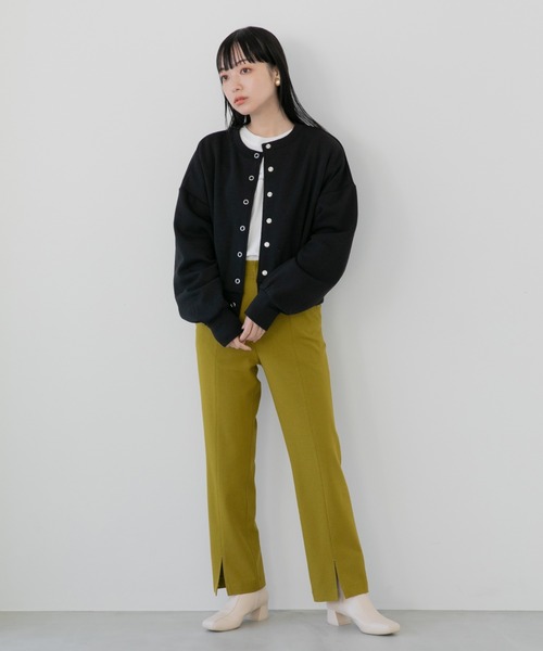 LOWRYS FARM（ローリーズファーム）の「２ＷＡＹスナップカーディガンＬＳ　260904（カーディガン/ボレロ・レディース・アイボリー/ブラック/パープル・FREE）」の20枚目の写真