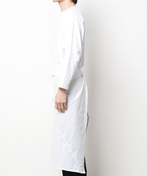 PUEBCO（プエブコ）の「EXPIRED PARACHUTE MATERIAL WAITERS APRON（エプロン・メンズ・ホワイト・ONE SIZE）」の4枚目の写真