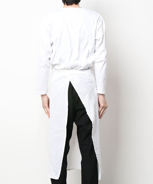 PUEBCO（プエブコ）の「EXPIRED PARACHUTE MATERIAL WAITERS APRON（エプロン・メンズ・ホワイト・ONE SIZE）」の3枚目の写真