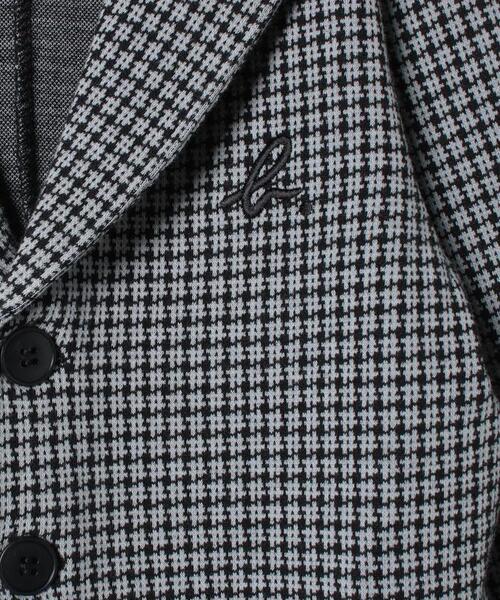 agnes b.(アニエスベー)の「【セットアップ対応商品】JGC8 E VESTE キッズ チェックジャケット(テーラードジャケット・キッズ・ブラック・6YEAR/8YEAR/12YEAR/10YEAR)」の5枚目の写真