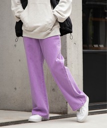 WEGO | WEGO/ウエストフィットワイドストレートパンツ(デニムパンツ)