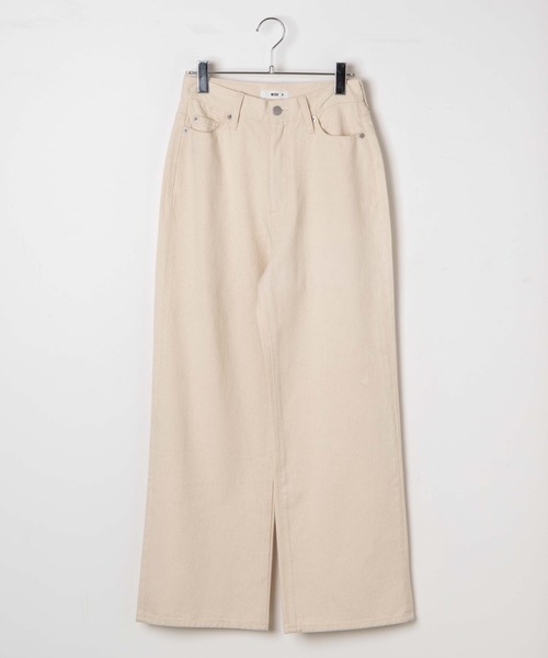 WEGO(ウィゴー)の「WEGO/ウエストフィットワイドストレートパンツ(デニムパンツ・レディース・ライトインディゴブルー/インディゴブルー/ブラック系その他/ケリーグリーン/ロイヤルブルー/ホワイト/ナチュラル/グリーン系その他/パープル系その他/ブラック/ダークインディゴブルー・SMALL/MEDIUM/LARGE)」の13枚目の写真