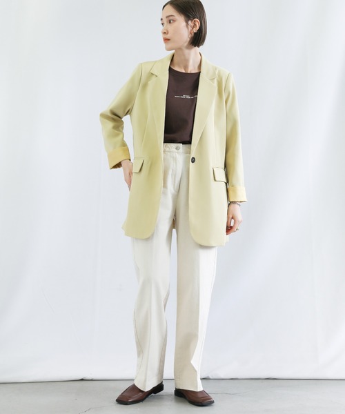 select MOCA（セレクトモカ）の「スクエアトゥフェイクレザースリッポン（スリッポン・レディース・オフホワイト/ブラック/ブラウン・SMALL/MEDIUM/LARGE）」の4枚目の写真