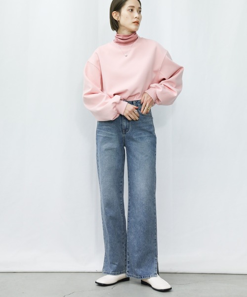 select MOCA（セレクトモカ）の「スクエアトゥフェイクレザースリッポン（スリッポン・レディース・オフホワイト/ブラック/ブラウン・SMALL/MEDIUM/LARGE）」の6枚目の写真