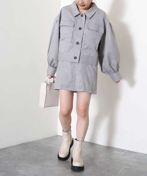 archives(アルシーヴ)の「【入荷禁止】CPOブルゾン(setup対応)(その他アウター・レディース・グリーン/ブラウン/マスタード・MEDIUM)」の4枚目の写真