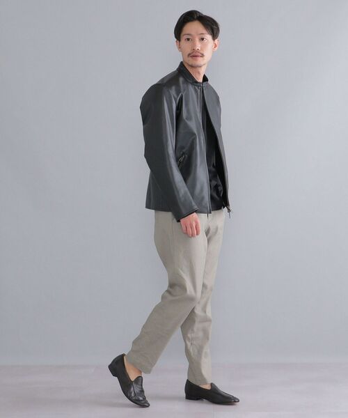 SHIPS（シップス）の「SHIPS: Synthetic Leather シングルライダース