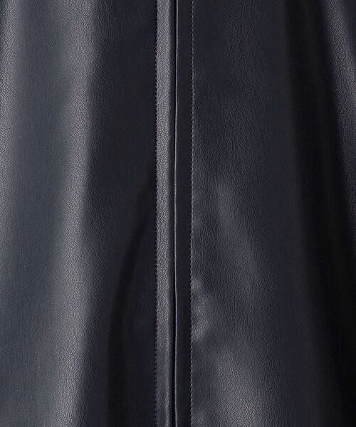 SHIPS（シップス）の「SHIPS: Synthetic Leather シングルライダース ジャケット 22SS（ライダースジャケット・メンズ・ブラック/ベージュ/ネイビー・SMALL/MEDIUM/LARGE/X-LARGE）」の20枚目の写真