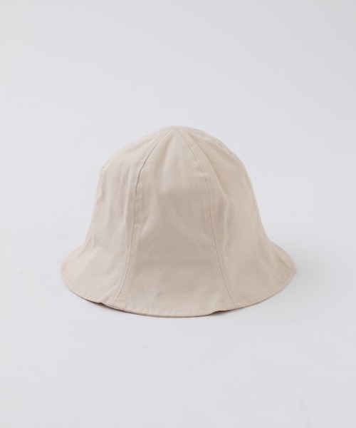 CIAOPANIC TYPY（チャオパニックティピー）の「【KIDS】UV機能付きチューリップハット（ハット・キッズ・ホワイト/ベージュ・ONE SIZE）」の4枚目の写真